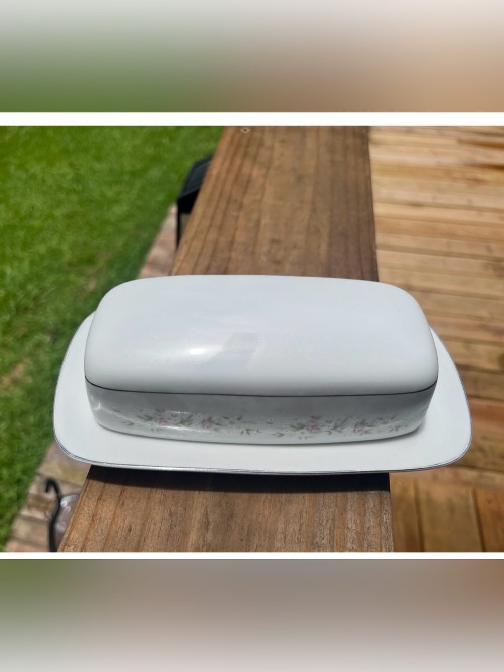 Butter Dish - GLA “Maria” Discontinued Fine Porcelain
